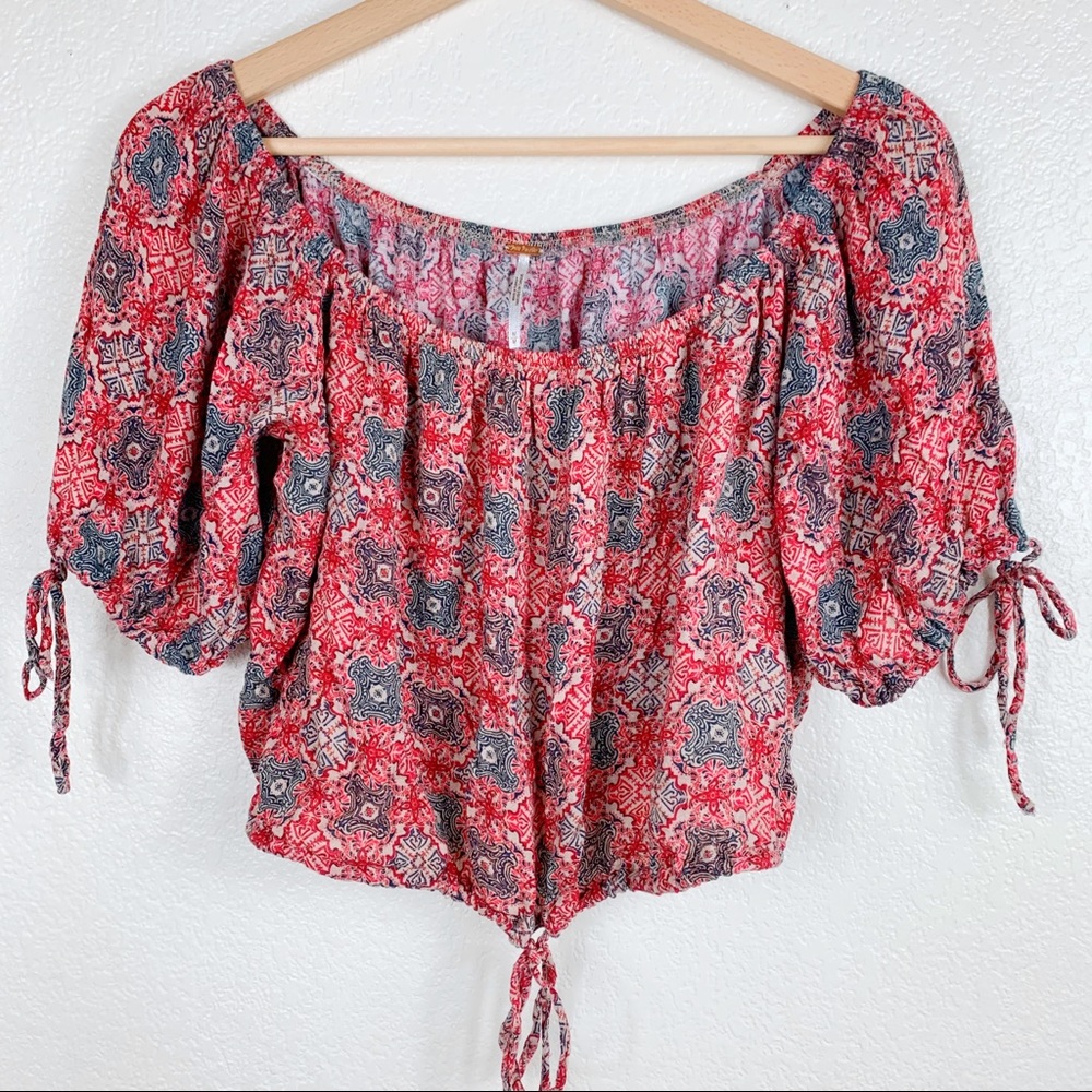 Free People Boho Crop Top